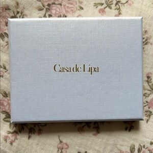 BRAND NEW Dark Green Casa de Lipa Wallet // comes w box and plastic wrapping